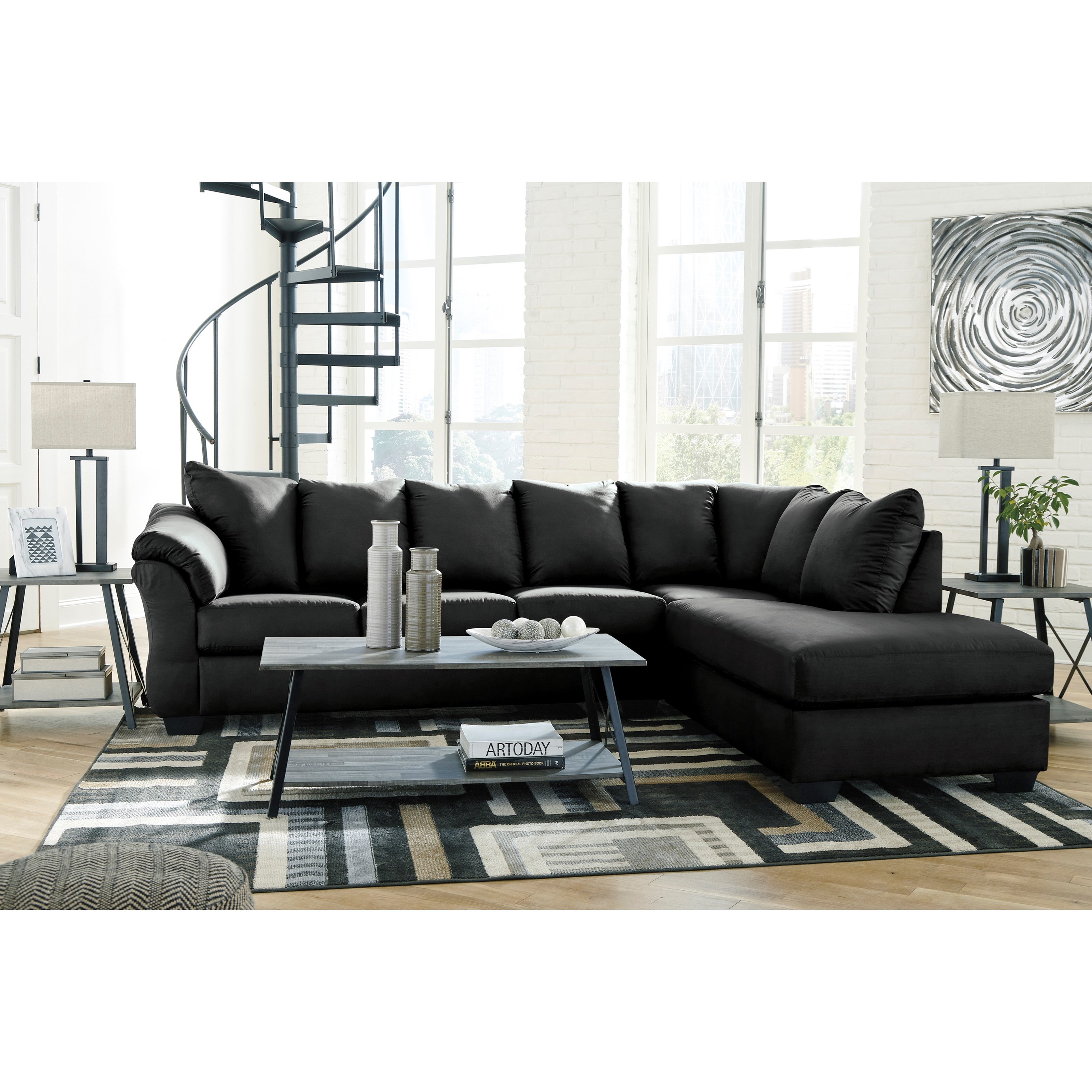 Signature Design by Ashley Darcy Black Contemporary 2